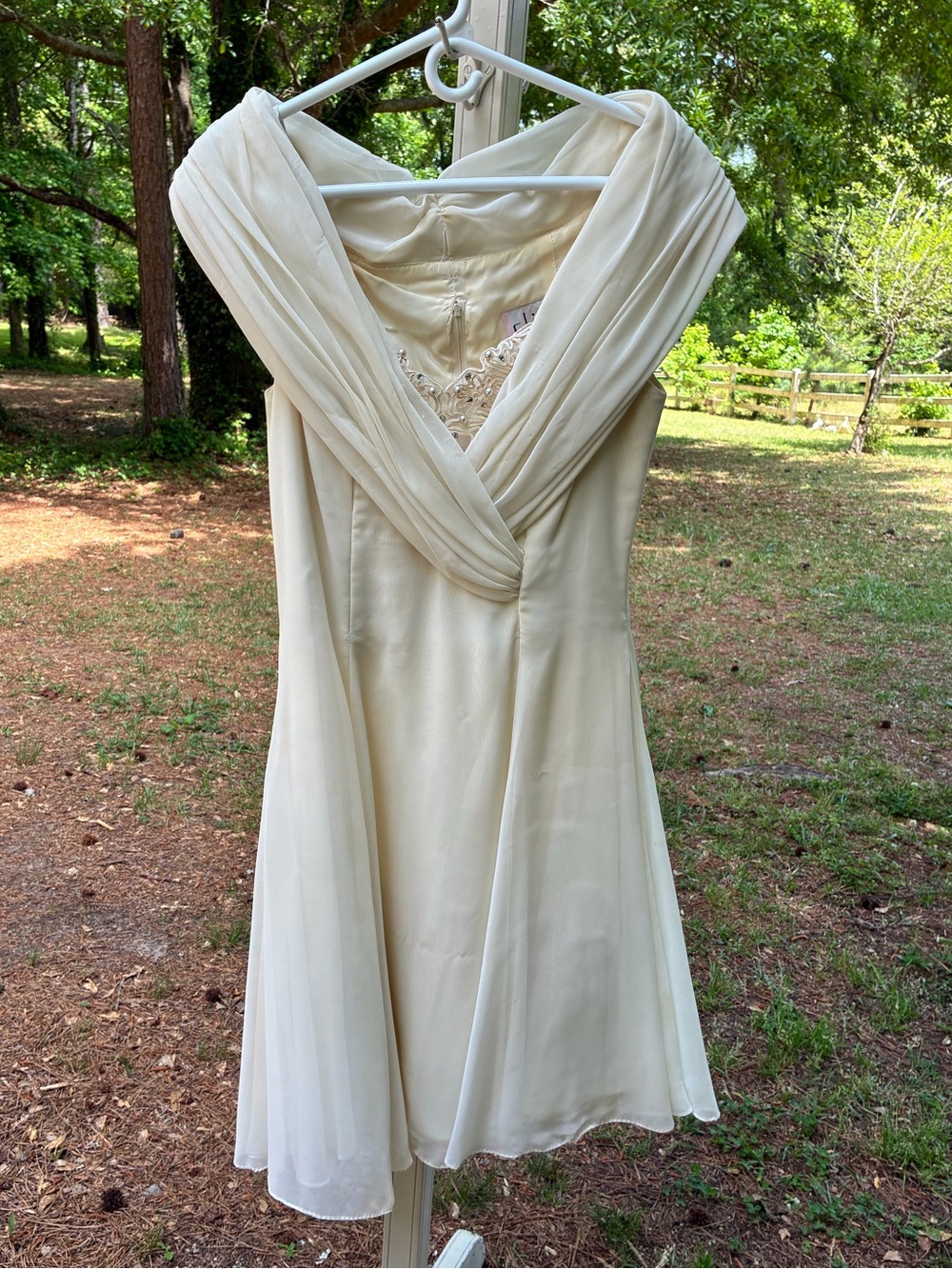 Vintage Semi-formal Bridal Dress, Sz 12-14